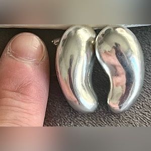 Tiffany & Co. Elsa Peretti Large Bean Omega-Back Earrings